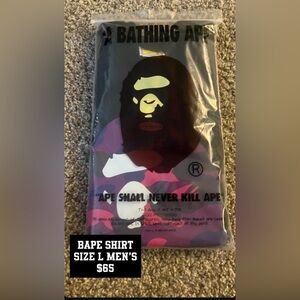 Bape Multicolor Ape Graphic Bag